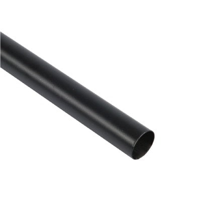 Wardrobe Hanging Rail 25mm Matt Black Round -NEW