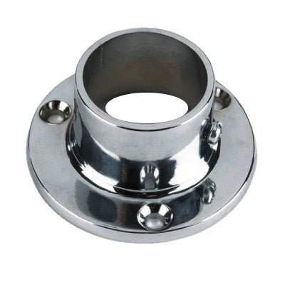 Wardrobe Hanging Rail 25mm Chrome Round End Socket