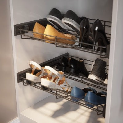 Wardrobe Pull Out Shoes Rack Drawer Soft Close