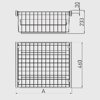 Wardrobe Pull Out Wire Basket Drawer Soft Close