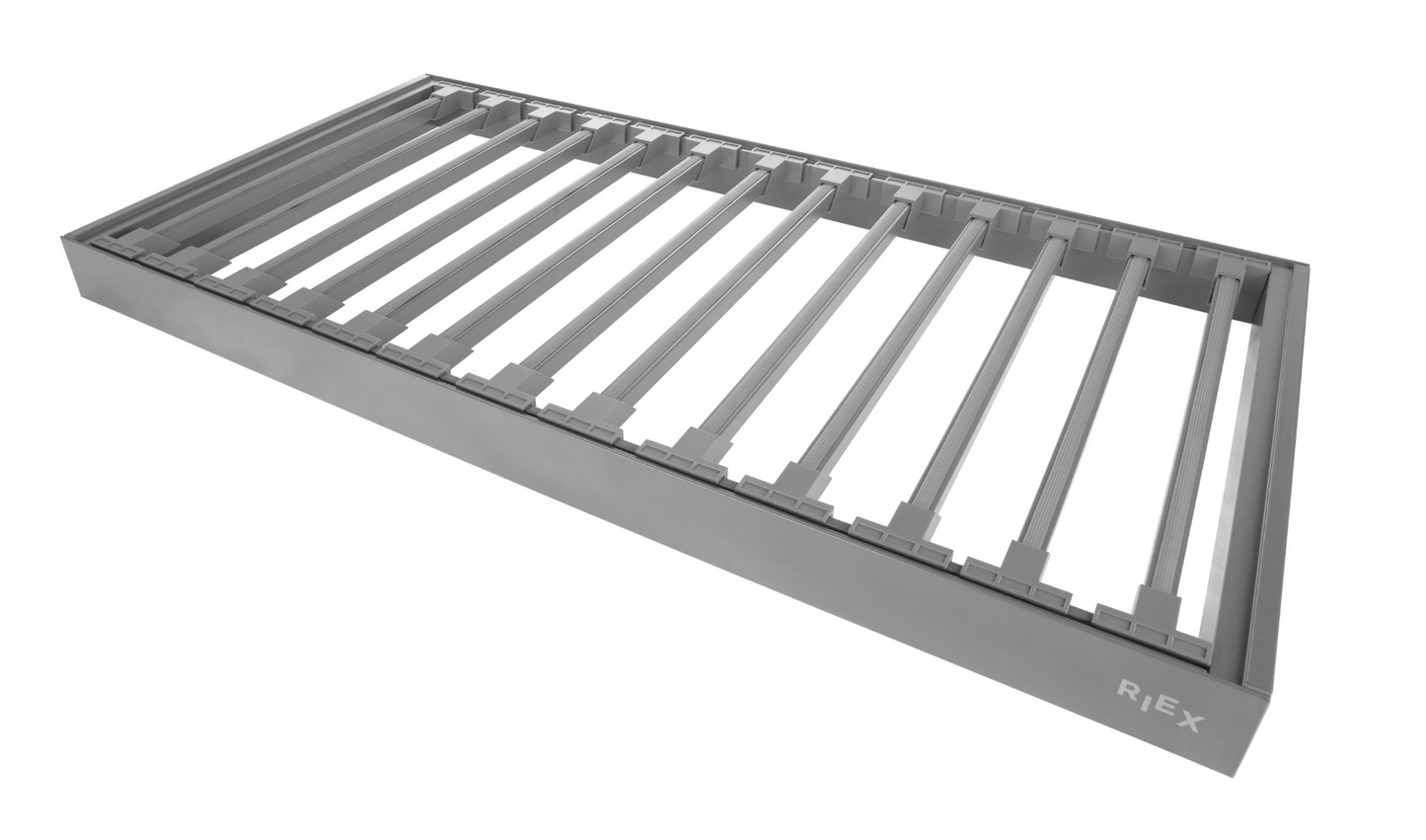 Wardrobe Pull Out Trouser Hanger Rack Dark Grey