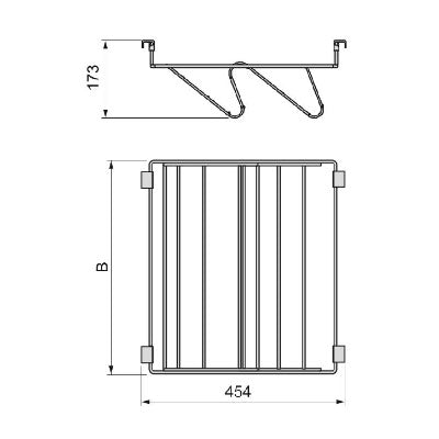 Wardrobe Pull Out Shoe Rack Drawer Moka