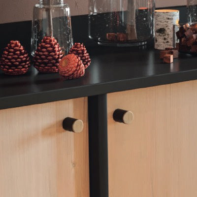 Wood-oak-Cabinet-Knob-Matt-Black-Door-Knob