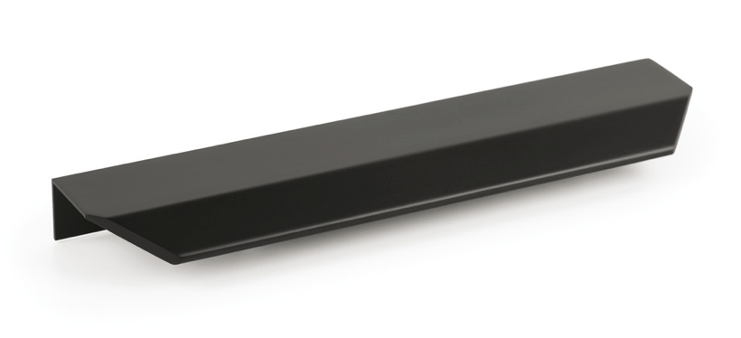 Cabinet Edge Pull Handle Black Vann