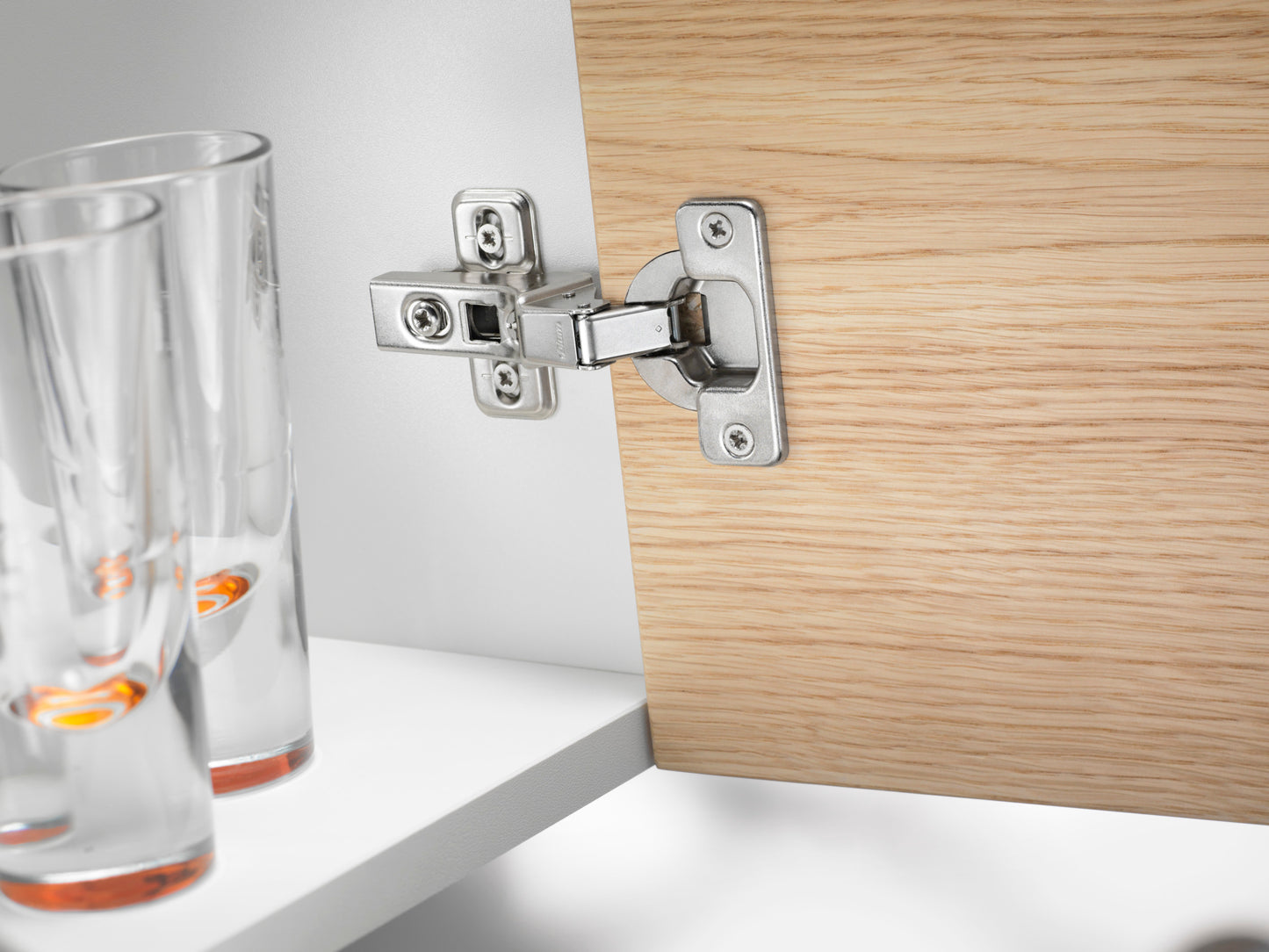 Blum 71M2650 Sprung 100° Half Dual Overlay Door Hinge