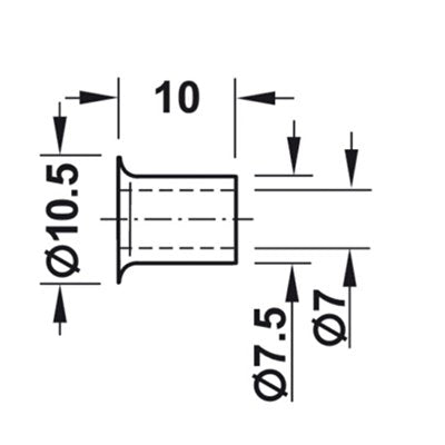 hafele-socket-plug-in-shelf-support-282.50.704