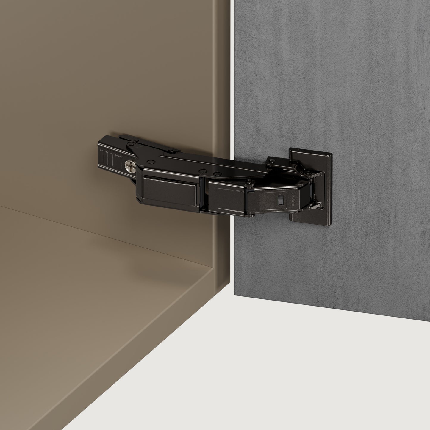 Blum 71B453T Onyx Black Blumotion 110° EXPANDO T Thin Door Hinge