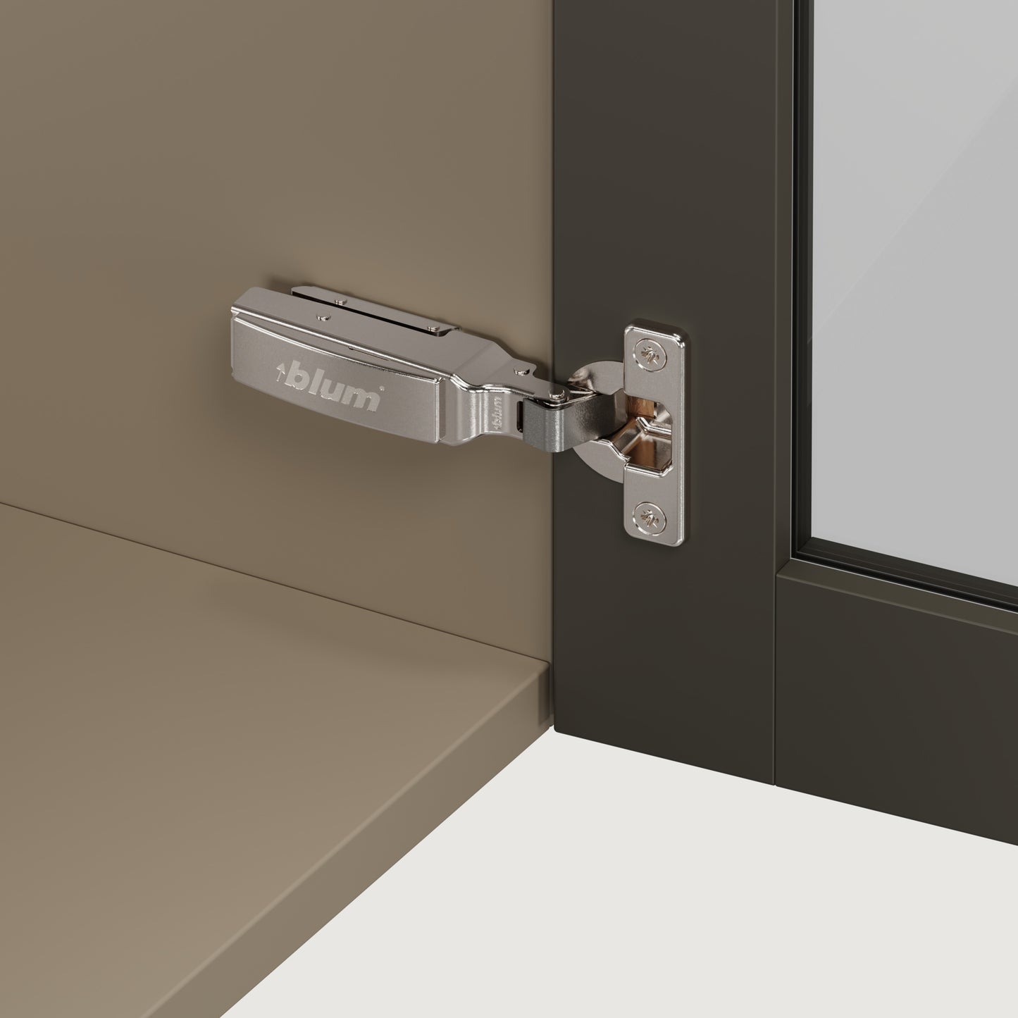 Blum 71T0750 Sprung 94° Inset Mini Cabinet Hinge