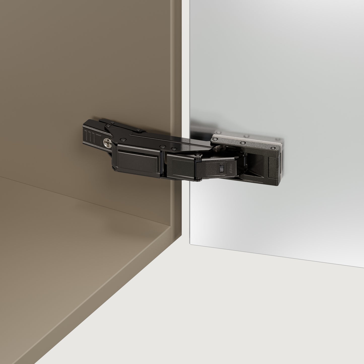 Blum 71B4500COB Blumotion Onyx Black 110° Cristallo Glass Hinge