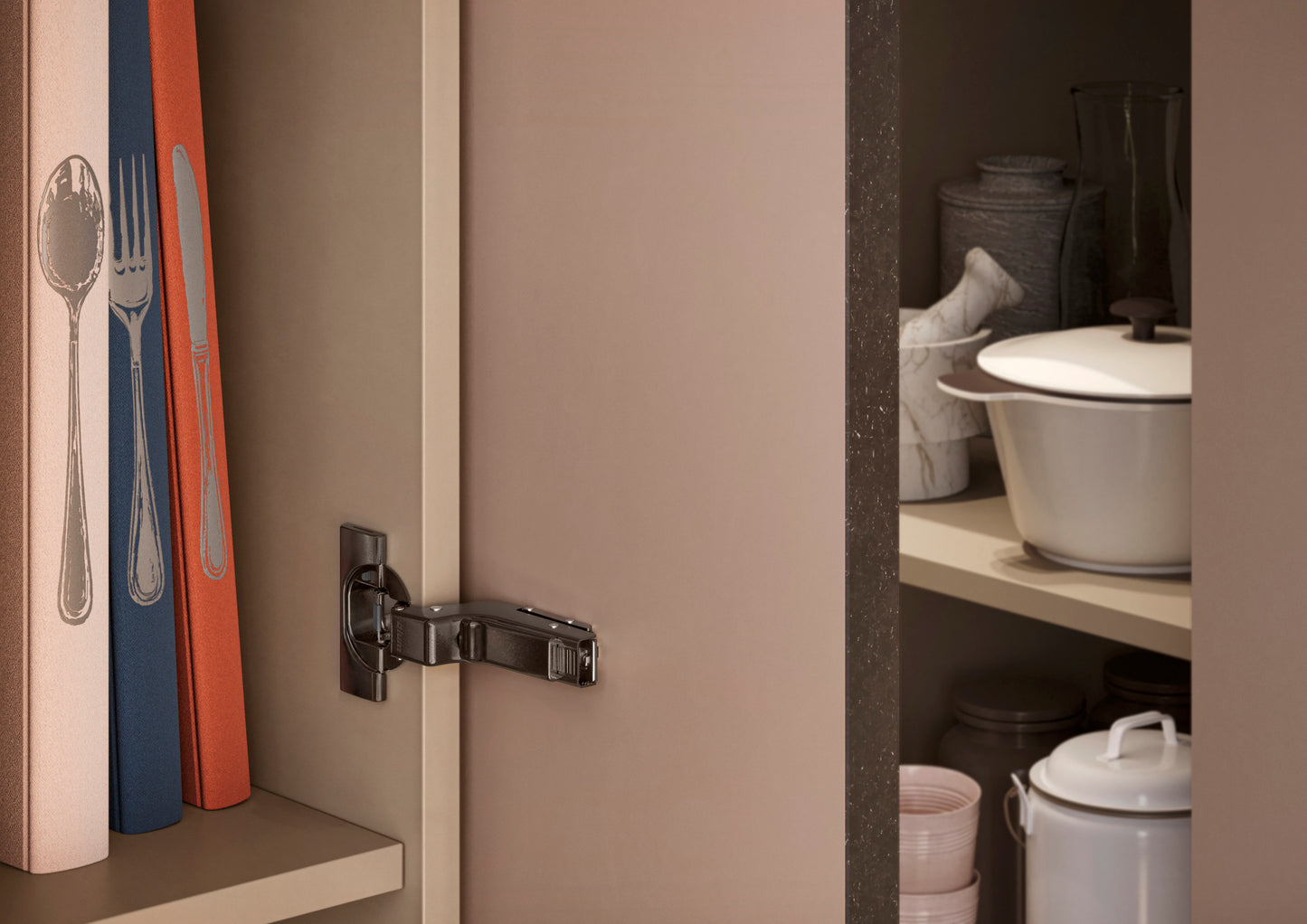 Blum 71B3750 OB Soft Close 110° Onyx Black Inset Cabinet Hinge