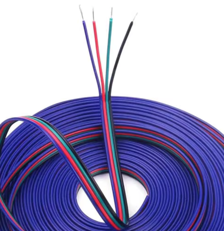 RGB LED Strip Tape 4-Pin Wire Cable