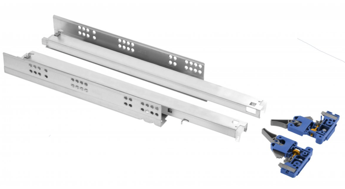 Drawer Runners Soft Close 18MM Board Full Extension Undermounting