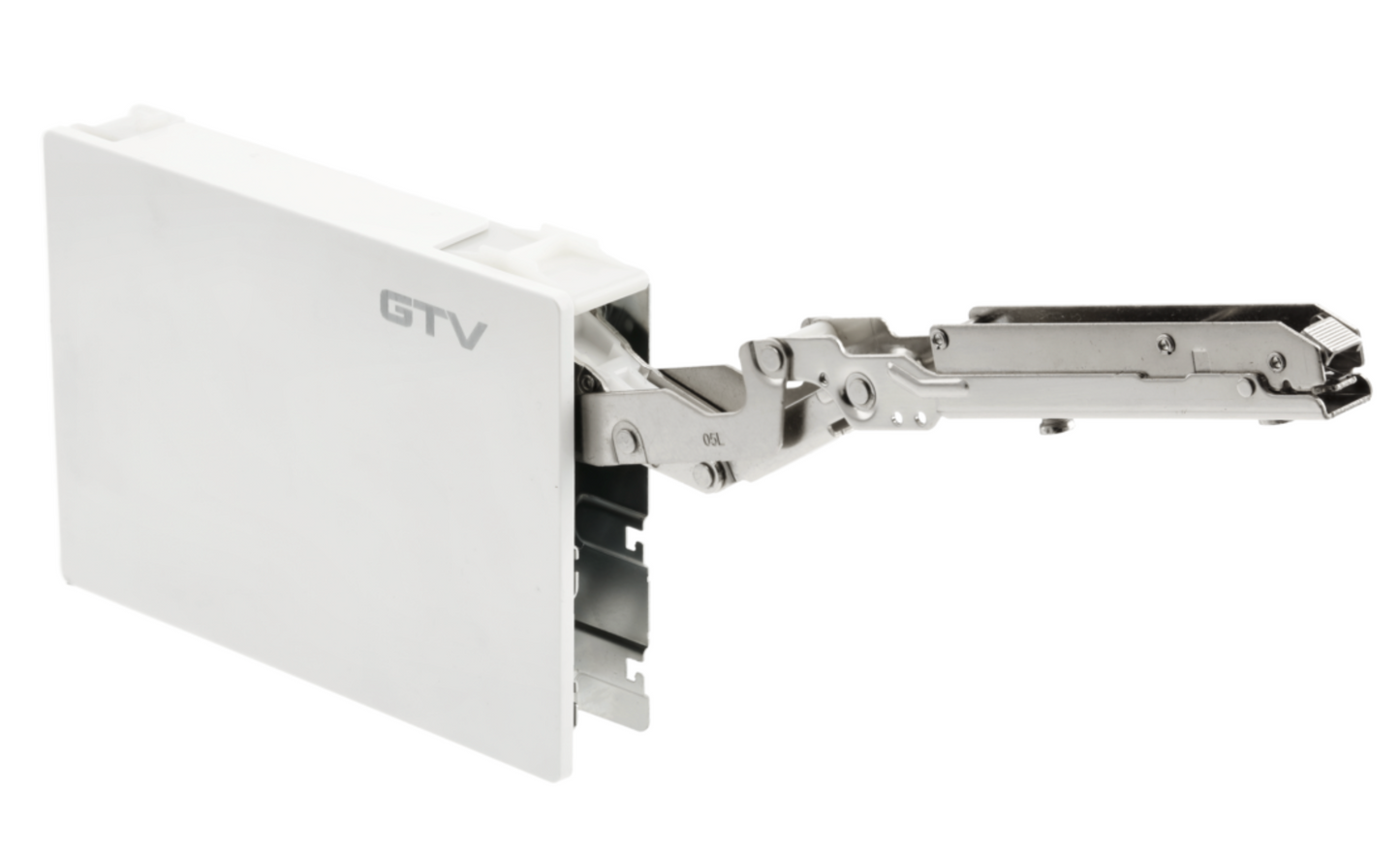 Soft Close Lift Mechanism Stay Cabinet Hinge Set White